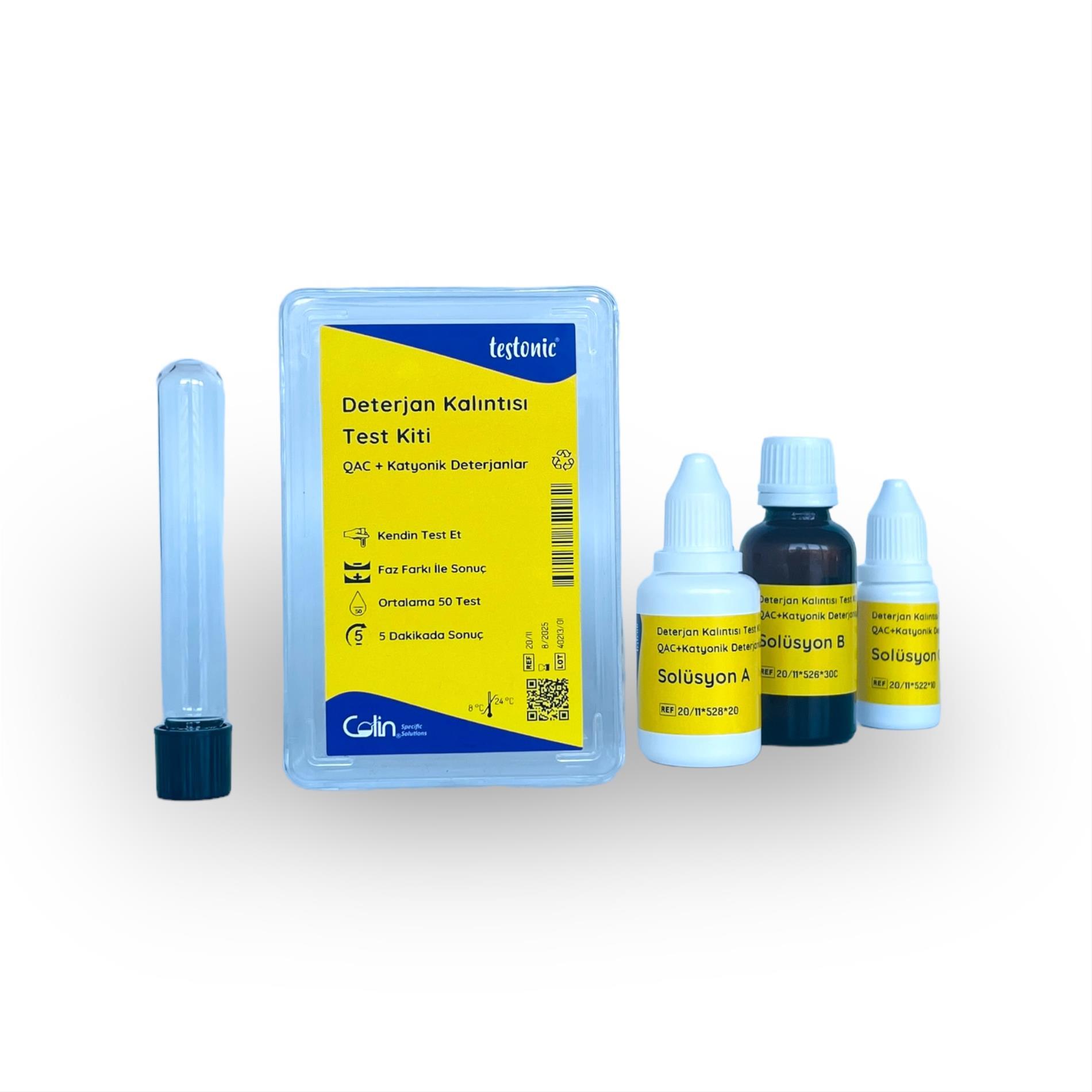 Detergent Residue Test Kit - QAC / Cationic Detergents